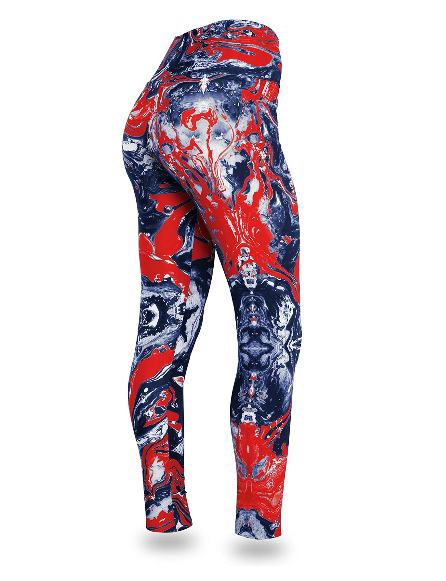 Zubaz NFL Women's Houston Texans Team Swirl Leggings