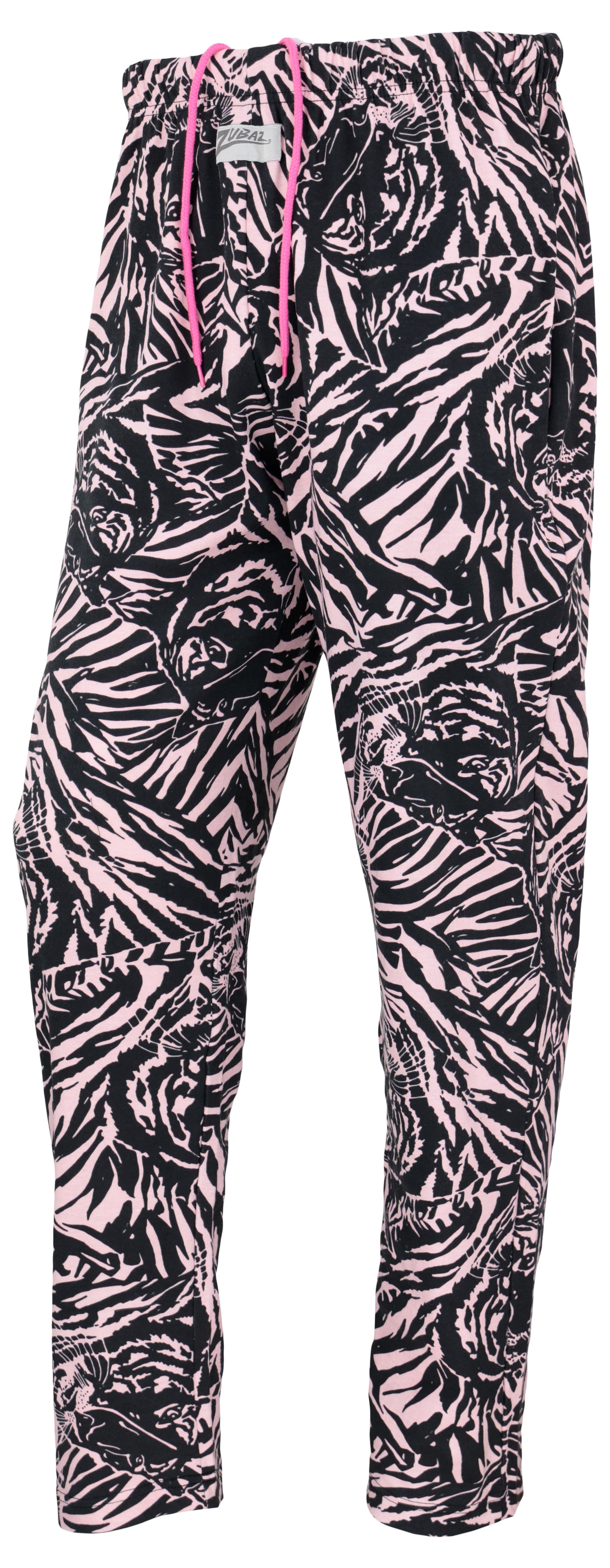 Zubaz 88 Men's The Original Pants - LIGHT PINK/BLACK TIGER