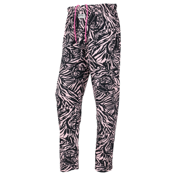 Zubaz 88 Men's The Original Pants - LIGHT PINK/BLACK TIGER