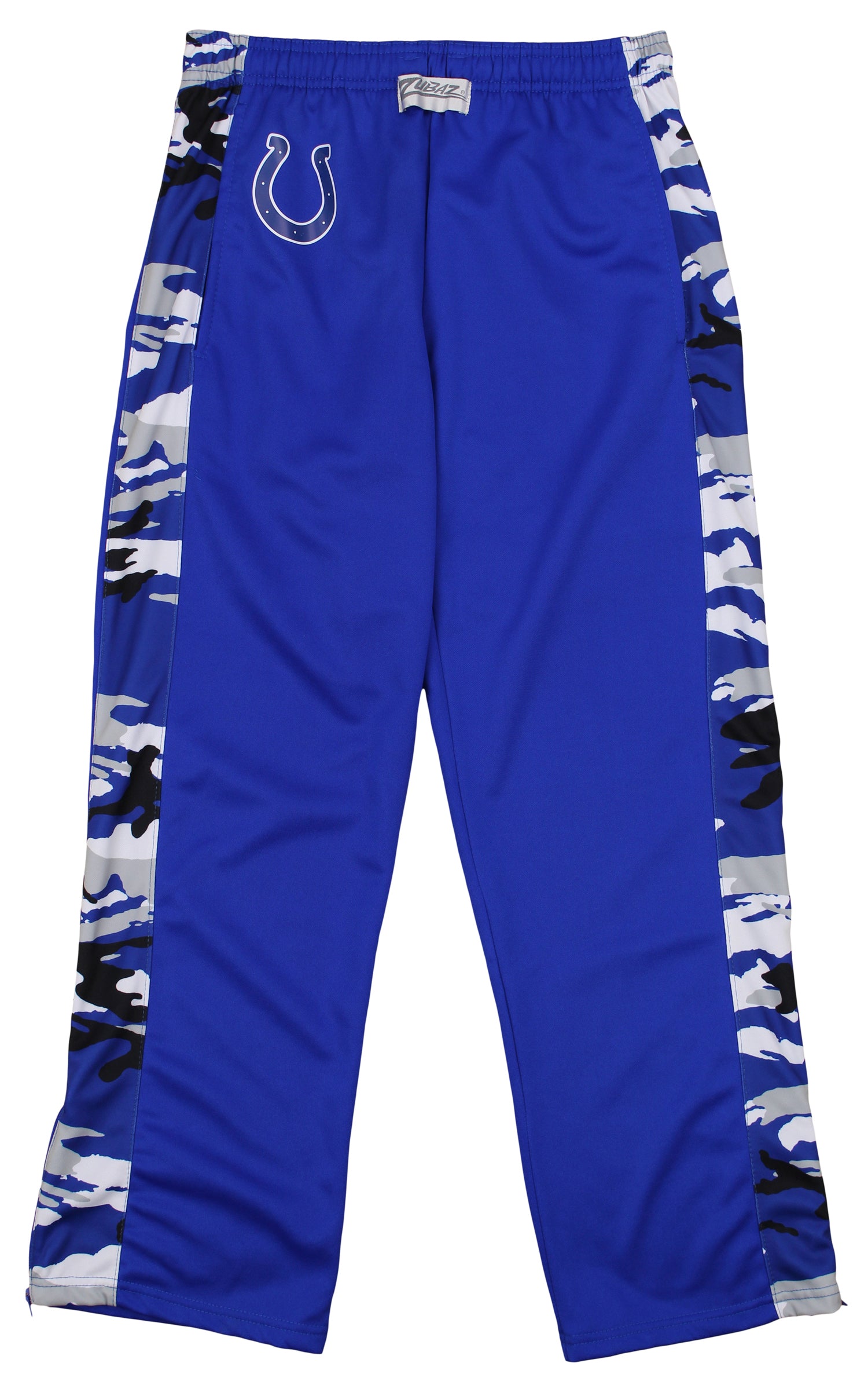 Zubaz Men's NFL Indianapolis Colts Camo Print Stadium Pants