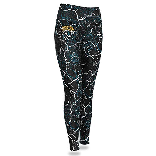 Zubaz NFL Women's Jacksonville Jaguars Marble Leggings