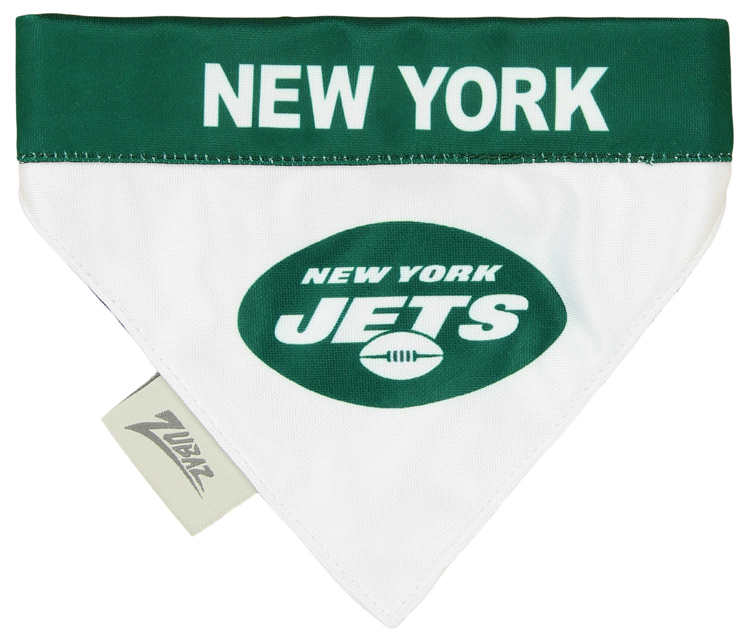 Zubaz X Pets First NFL New York Jets Reversible Bandana For Dogs & Cats