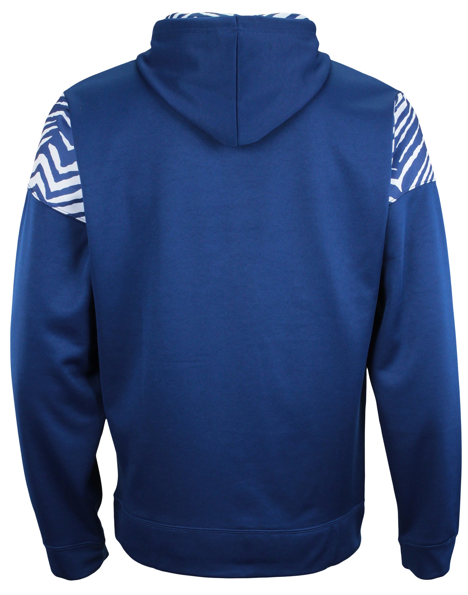 Zubaz Dallas Cowboys NFL Men's Full Zip Hoodie with Zebra Print Detail