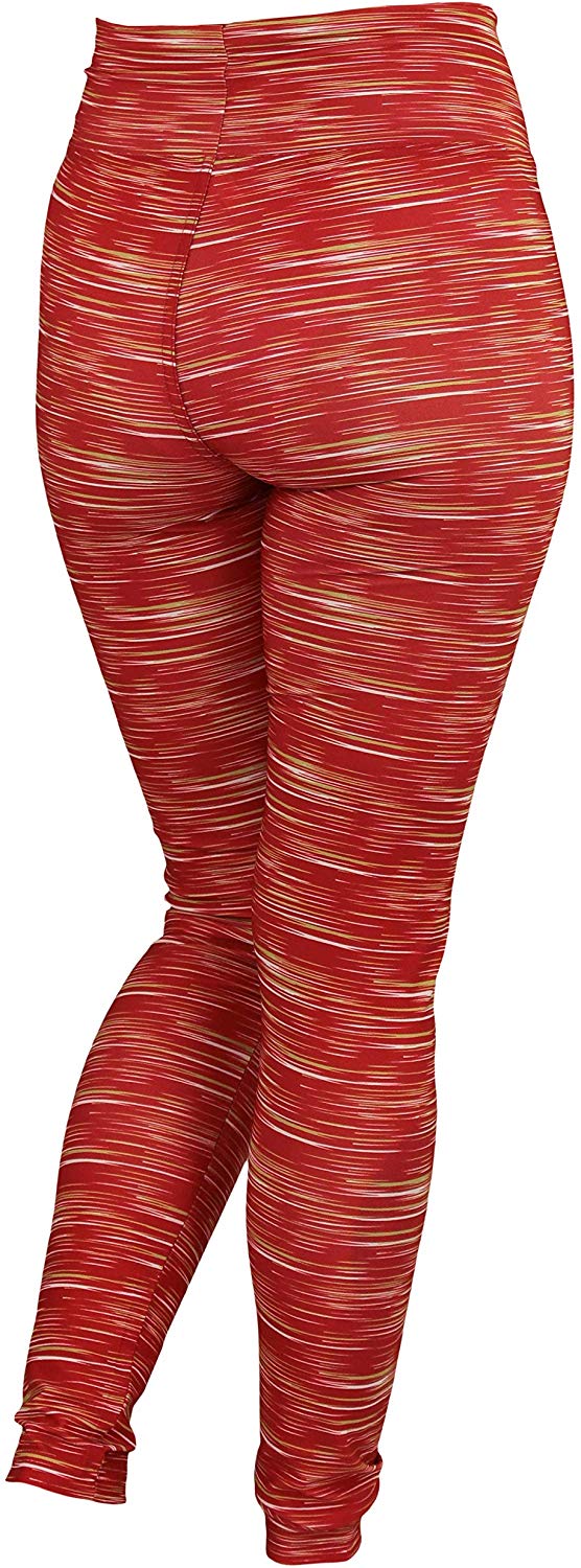 Zubaz NFL Football Women's San Francisco 49ers Space Dye Legging