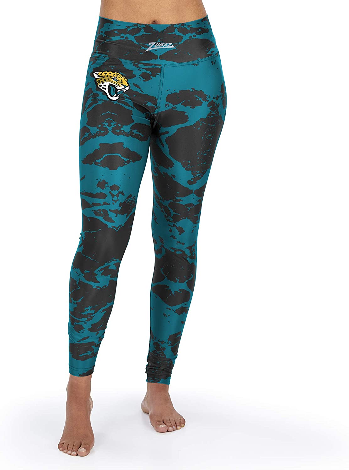 Zubaz Women's Jacksonville Jaguars Team Colors Lava Legging