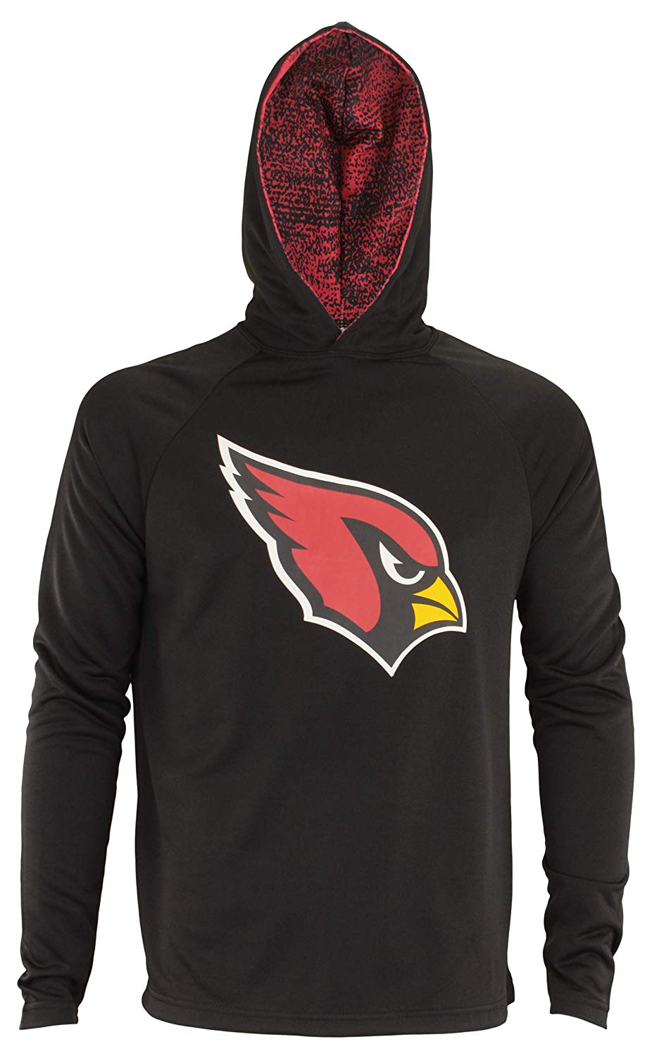Zubaz NFL Arizona Cardinals Men's Lightweight Performance French Terry Hoodie