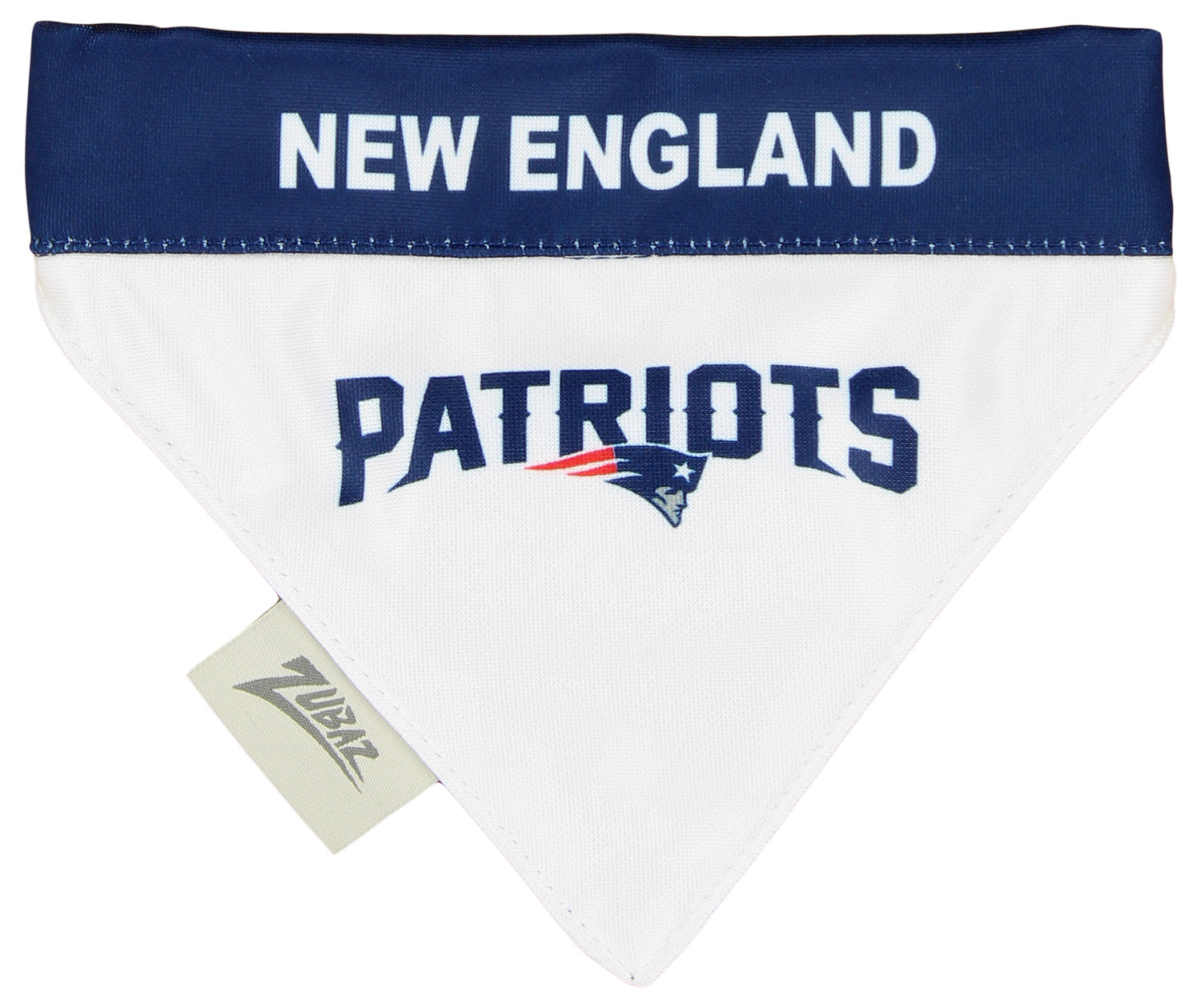 Zubaz X Pets First NFL New England Patriots Reversible Bandana For Dogs & Cats