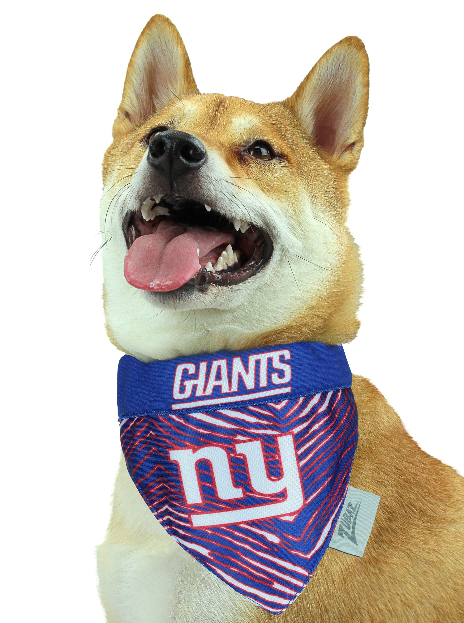 Zubaz X Pets First NFL New York Giants Reversible Bandana For Dogs & Cats