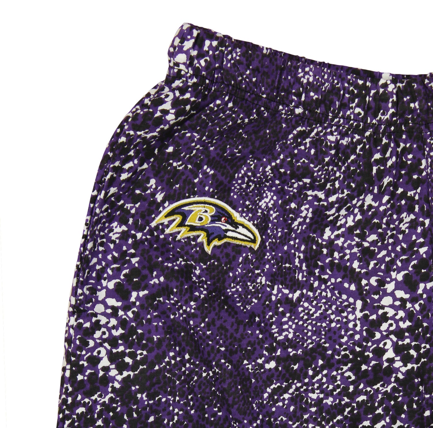 Zubaz NFL Football Men's Baltimore Ravens Post Pattern Pants Large