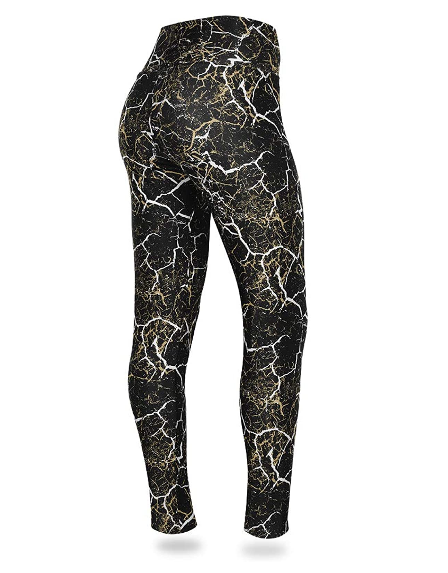 Zubaz NFL Women's New Orleans Saints Team Marble Leggings