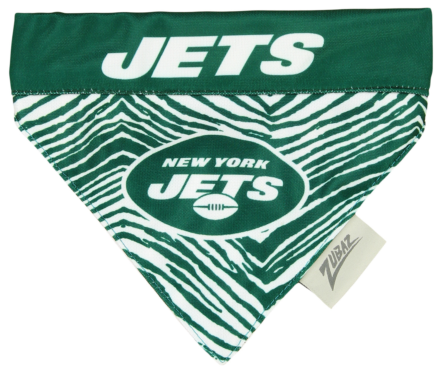 Zubaz X Pets First NFL New York Jets Reversible Bandana For Dogs & Cats