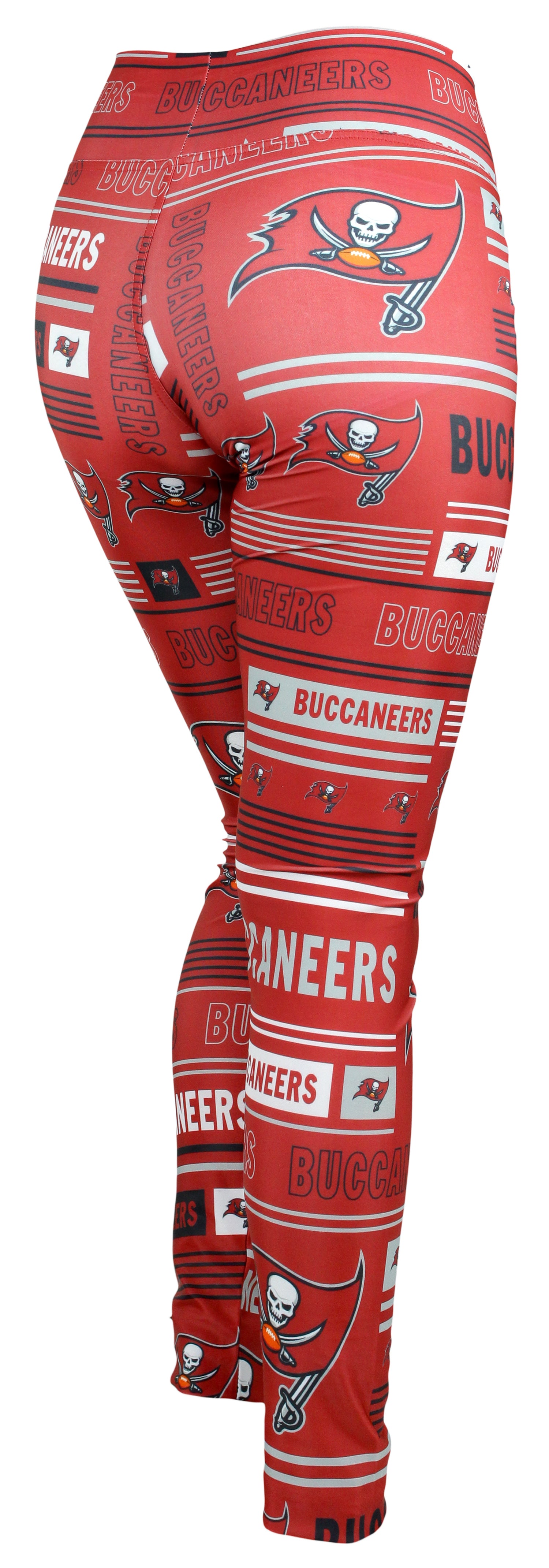 Zubaz NFL Women's Tampa Bay Buccaneers Team Column Leggings