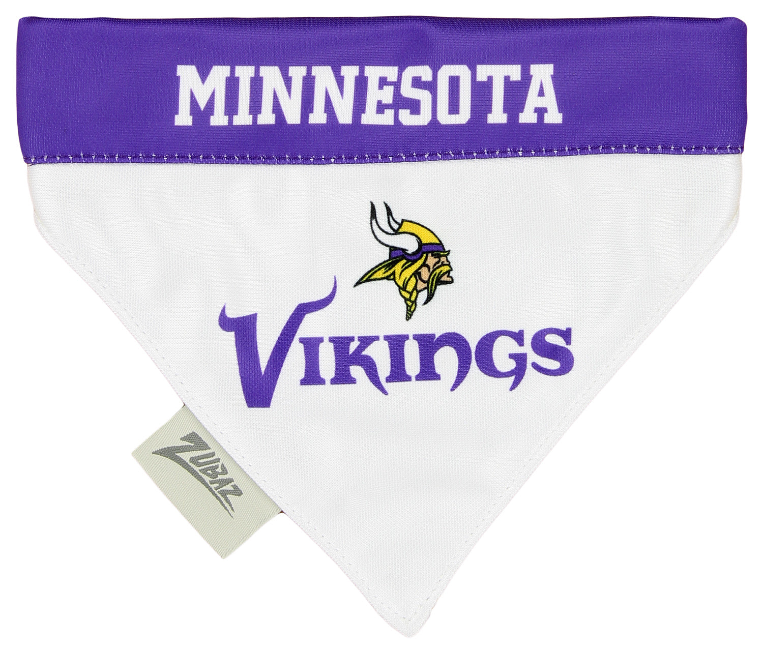 Zubaz X Pets First NFL Minnesota Vikings Reversible Bandana For Dogs