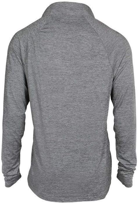 Zubaz NFL Football Men's Oakland Raiders Tonal Gray Quarter Zip Sweats