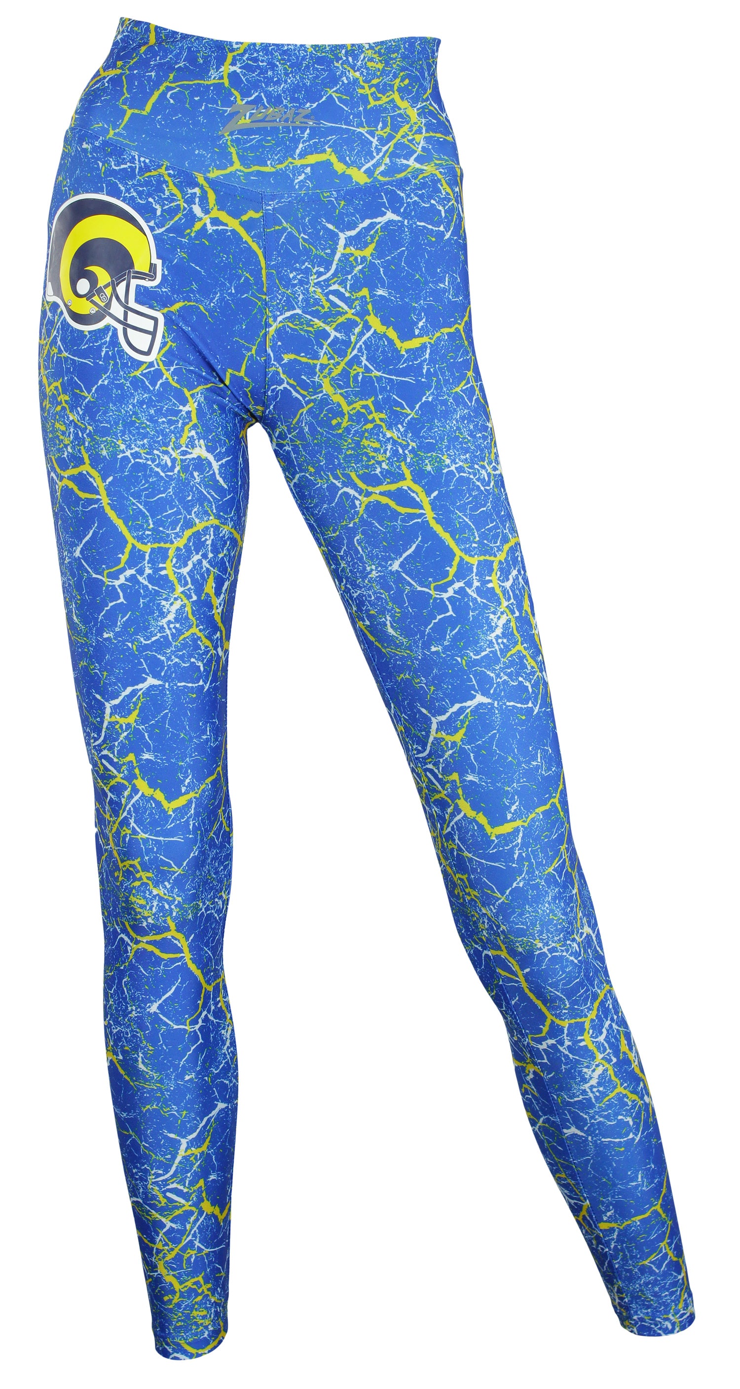 Zubaz NFL Women's Los Angeles Rams Marble Leggings