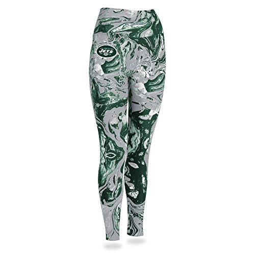 Zubaz NFL Women's New York Jets Team Swirl Leggings