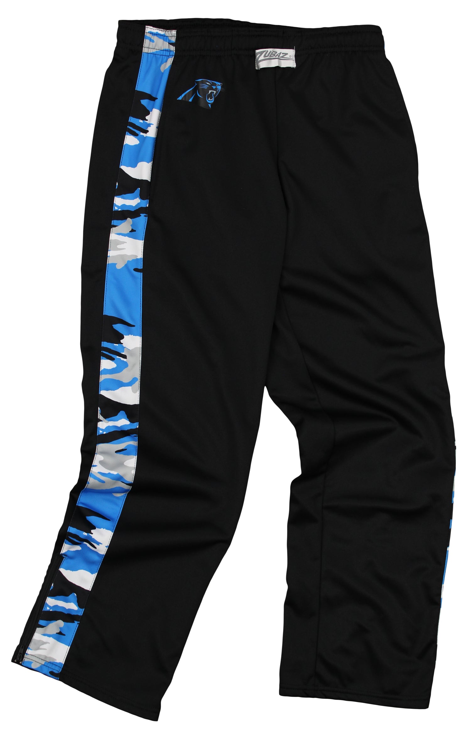 Zubaz Men's NFL Carolina Panthers Camo Print Stadium Pants