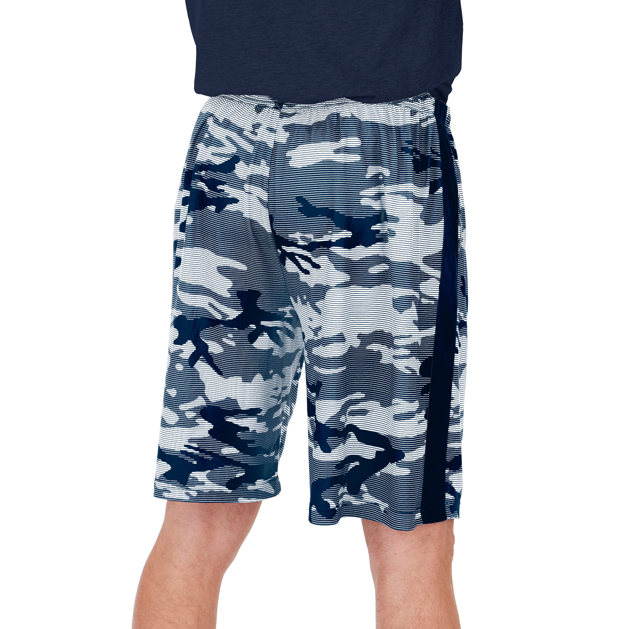 Zubaz Men's NFL Dallas Cowboys Lightweight Camo Lines Shorts with Logo