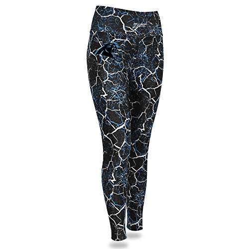 Zubaz NFL Women's Carolina Panthers Marble Leggings