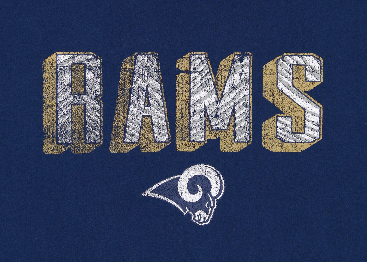 Zubaz NFL Men's Los Angeles Rams Short Sleeve Zeb Graphic T-Shirt