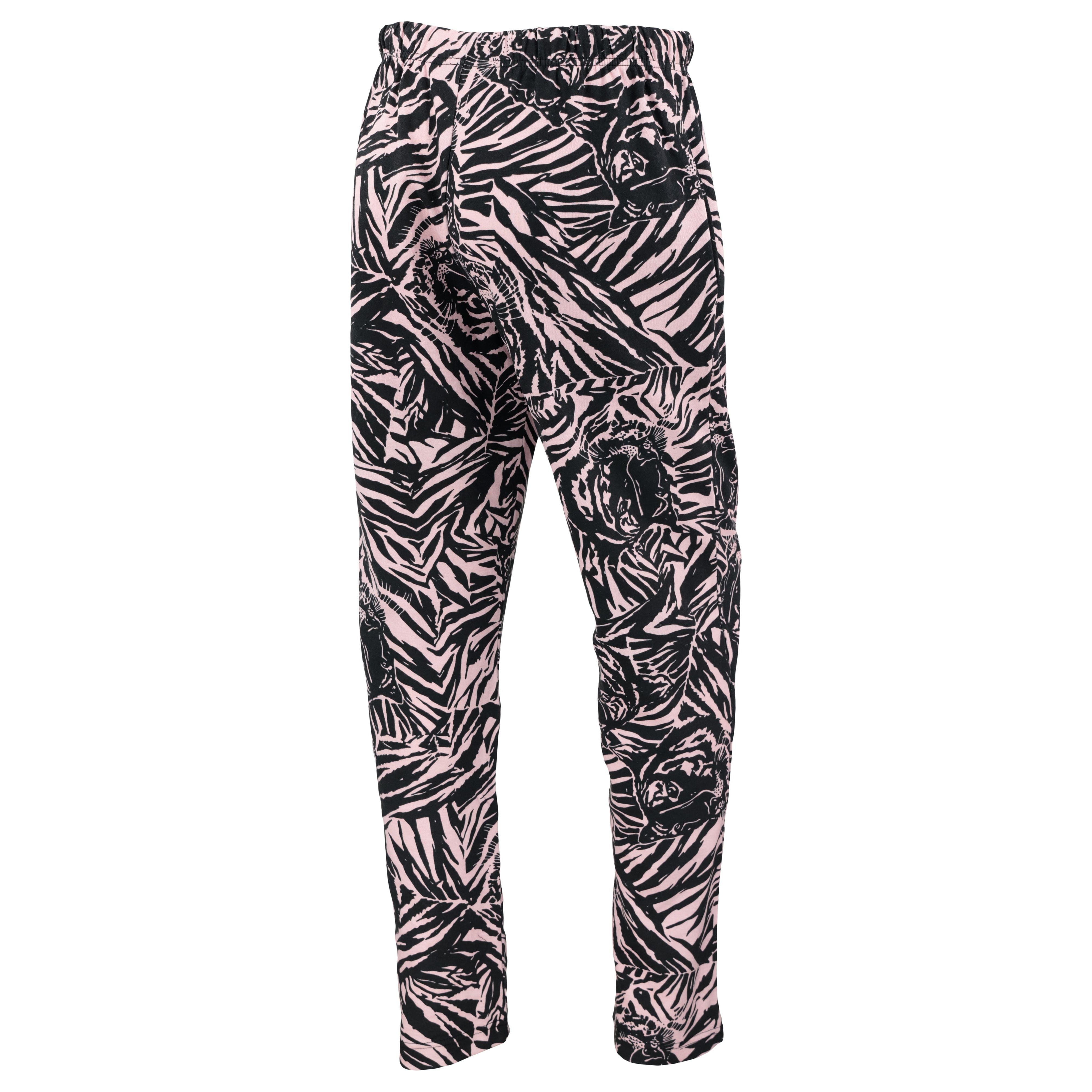 Zubaz 88 Men's The Original Pants - LIGHT PINK/BLACK TIGER