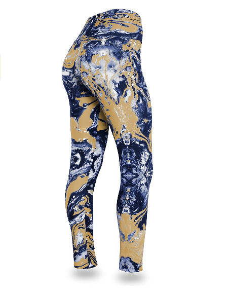 Zubaz NFL Women's Los Angeles Rams Team Swirl Leggings