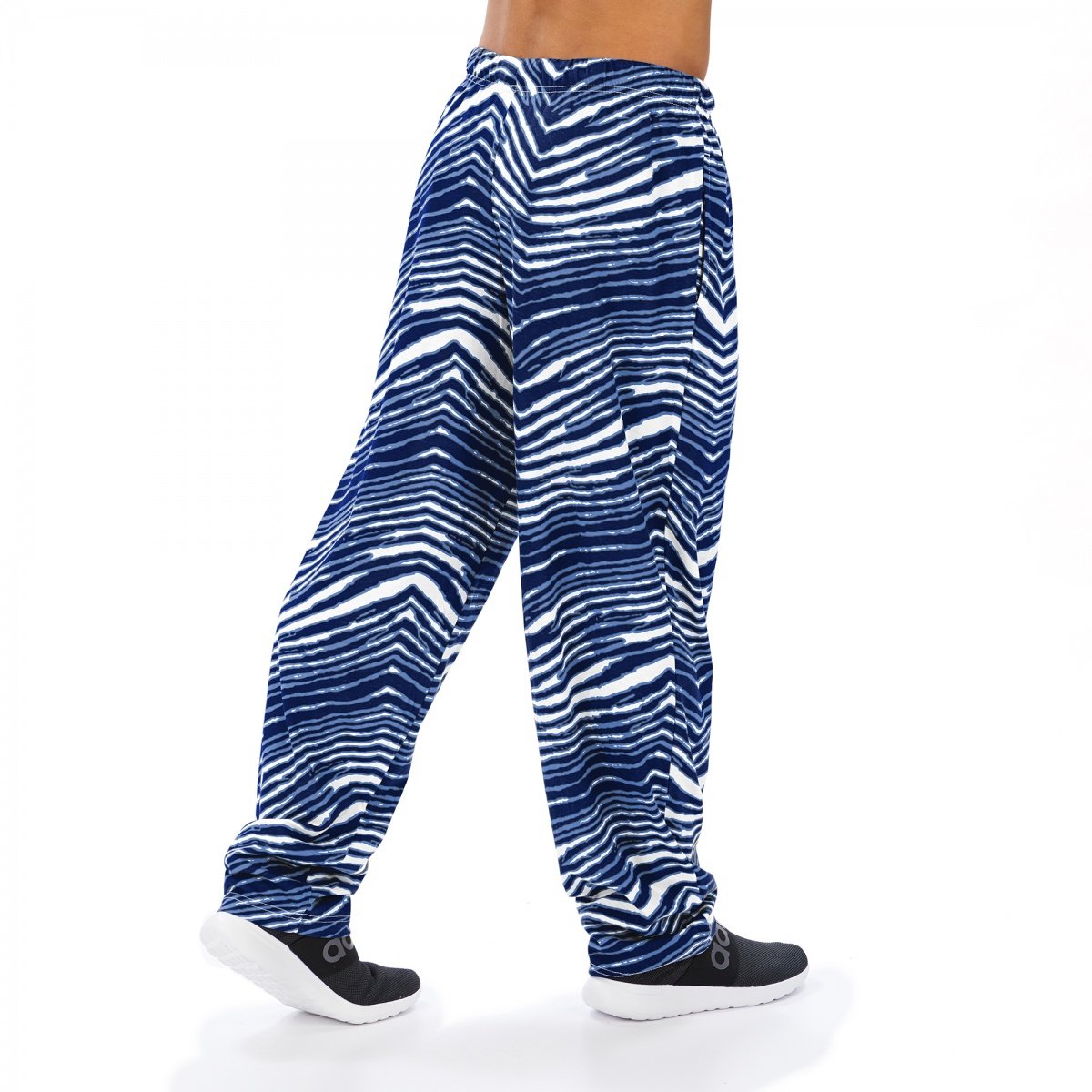 Zubaz NFL Men's Tennessee Titans Classic Zebra Print Team Logo Pants