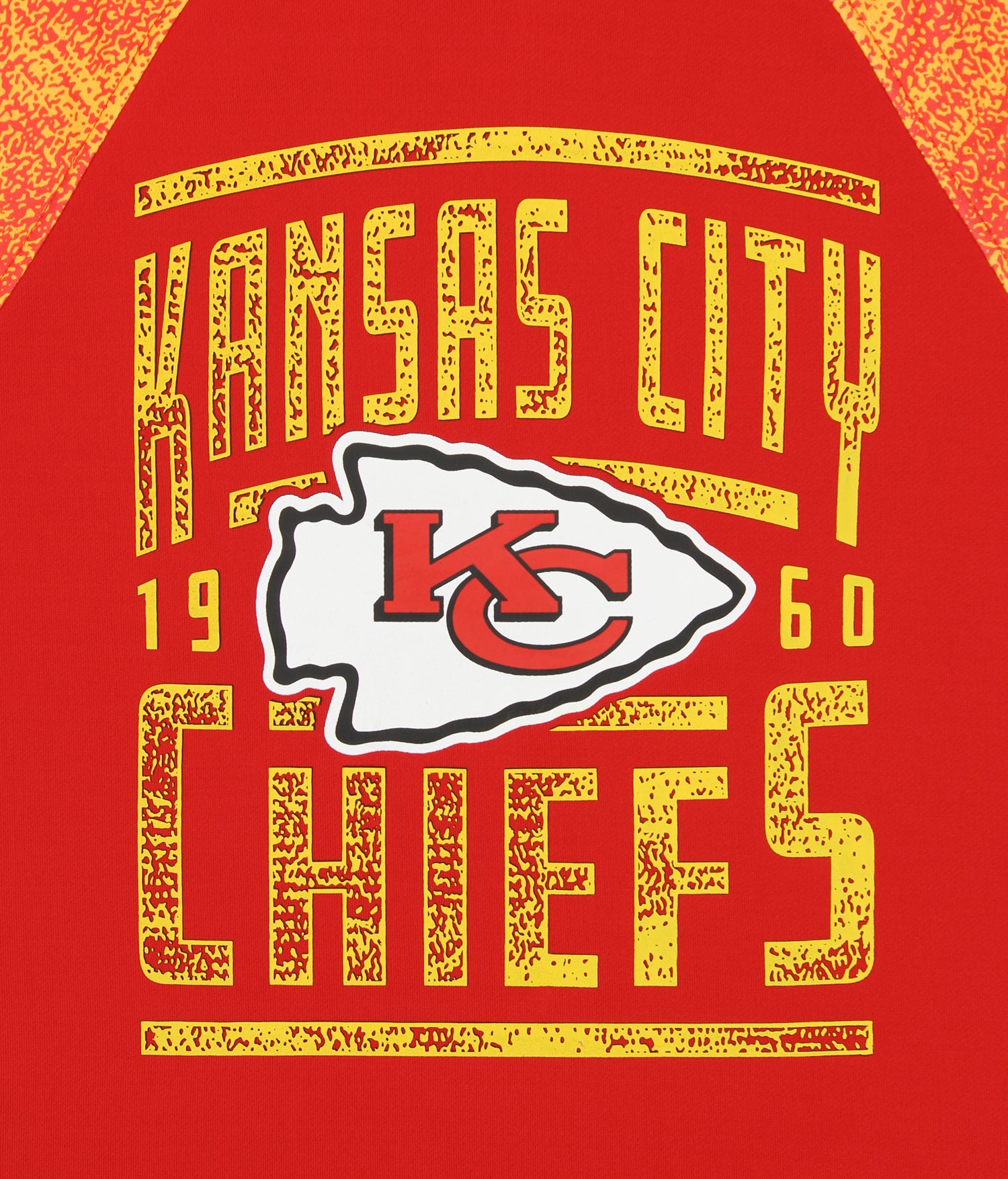 Zubaz NFL Men's Kansas City Chiefs Light Weight Pullover Hoodie with Static Sleeves