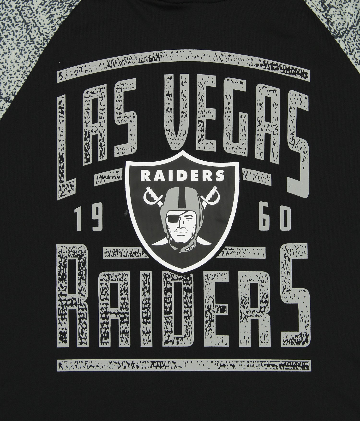 Zubaz NFL Men's Las Vegas Raiders Light Weight Pullover Hoodie with Static Sleeves