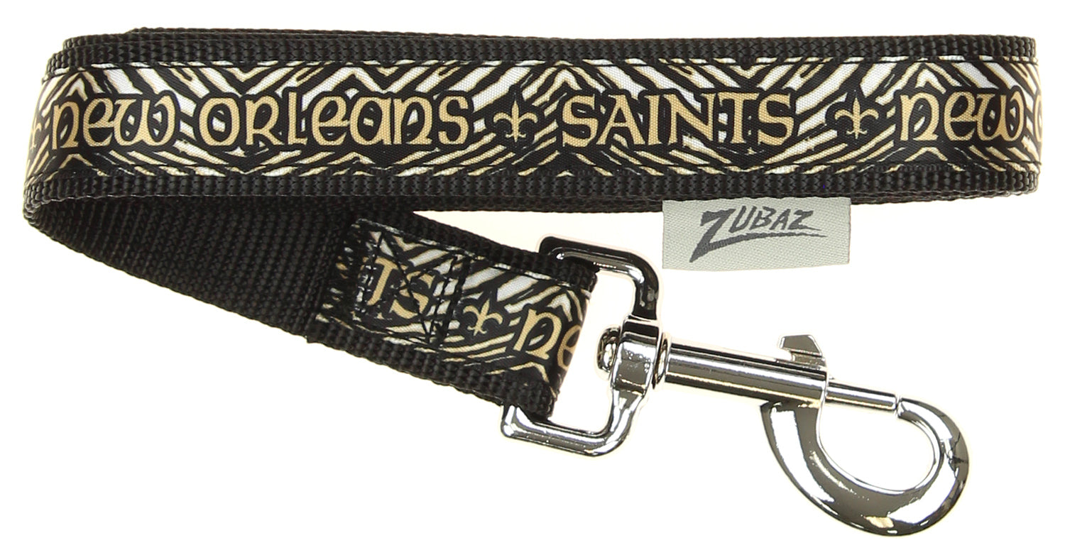 Zubaz X Pets First NFL New Orleans Saints Team Logo Leash For Dogs