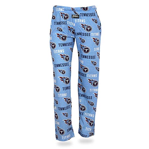 Zubaz NFL Women's Tennessee Titans Comfy Lounge Pants, Blue