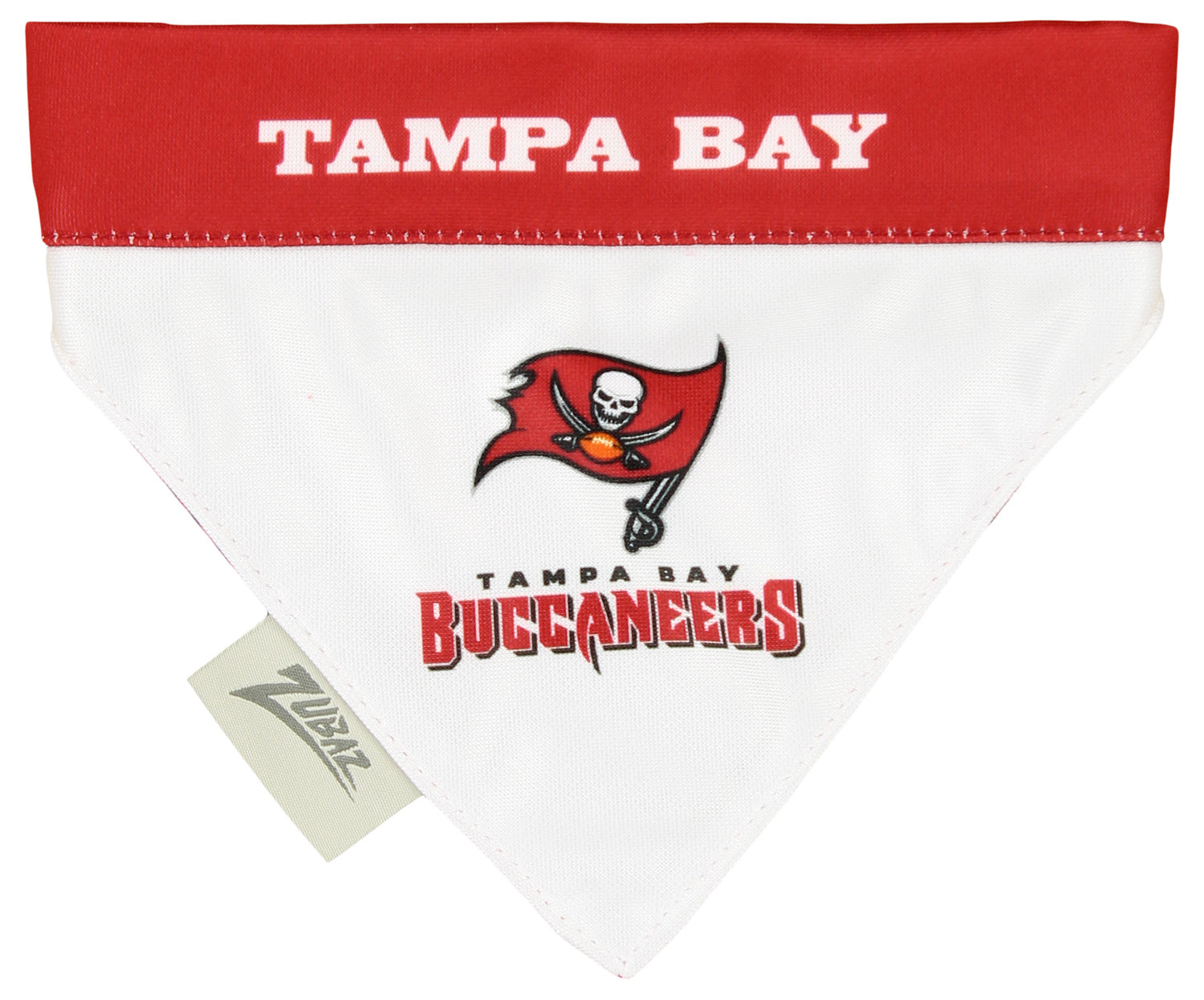 Zubaz X Pets First NFL Tampa Bay Buccaneers Reversible Bandana For Dogs & Cats