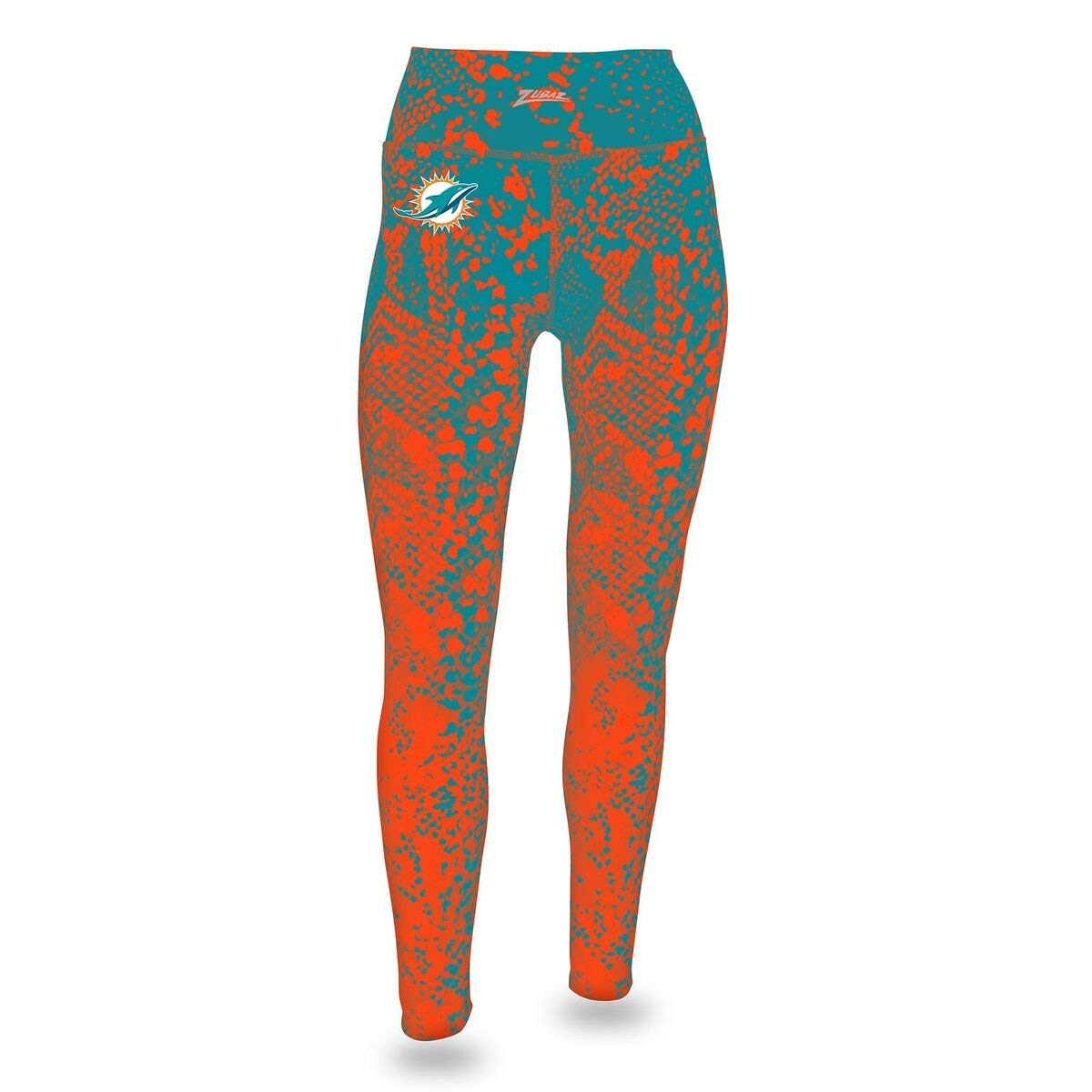 Zubaz NFL Women's Zubaz Miami Dolphins Logo Leggings