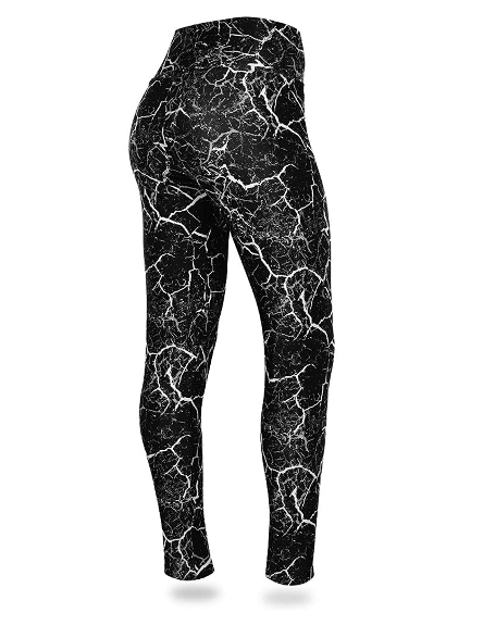 Zubaz NFL Women's Oakland Raiders Team Marble Leggings