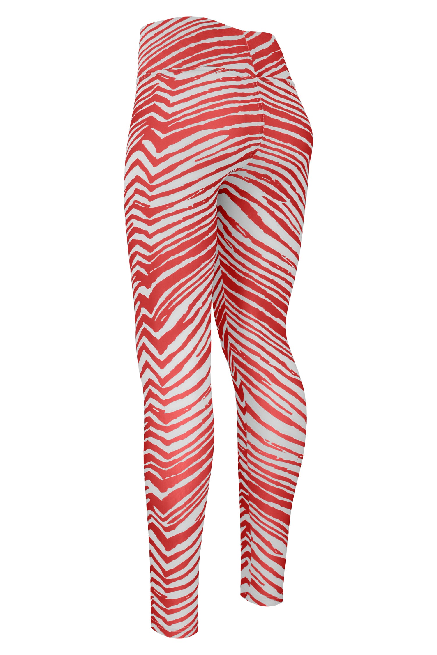 Zubaz NFL Women's Basic Zebra Print Legging, Arizona Cardinals