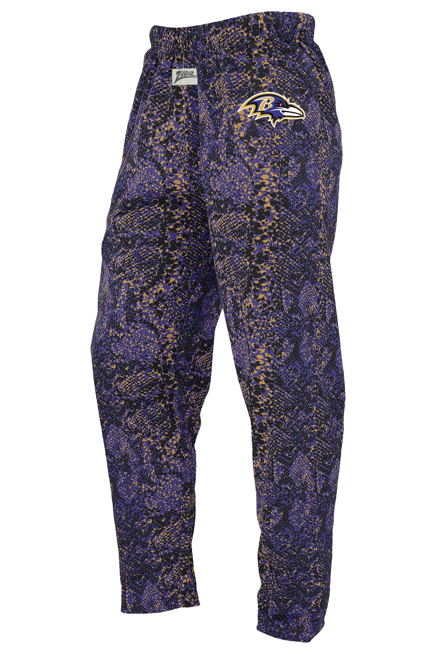 Zubaz NFL Unisex Z88 Post Pant, Baltimore Ravens