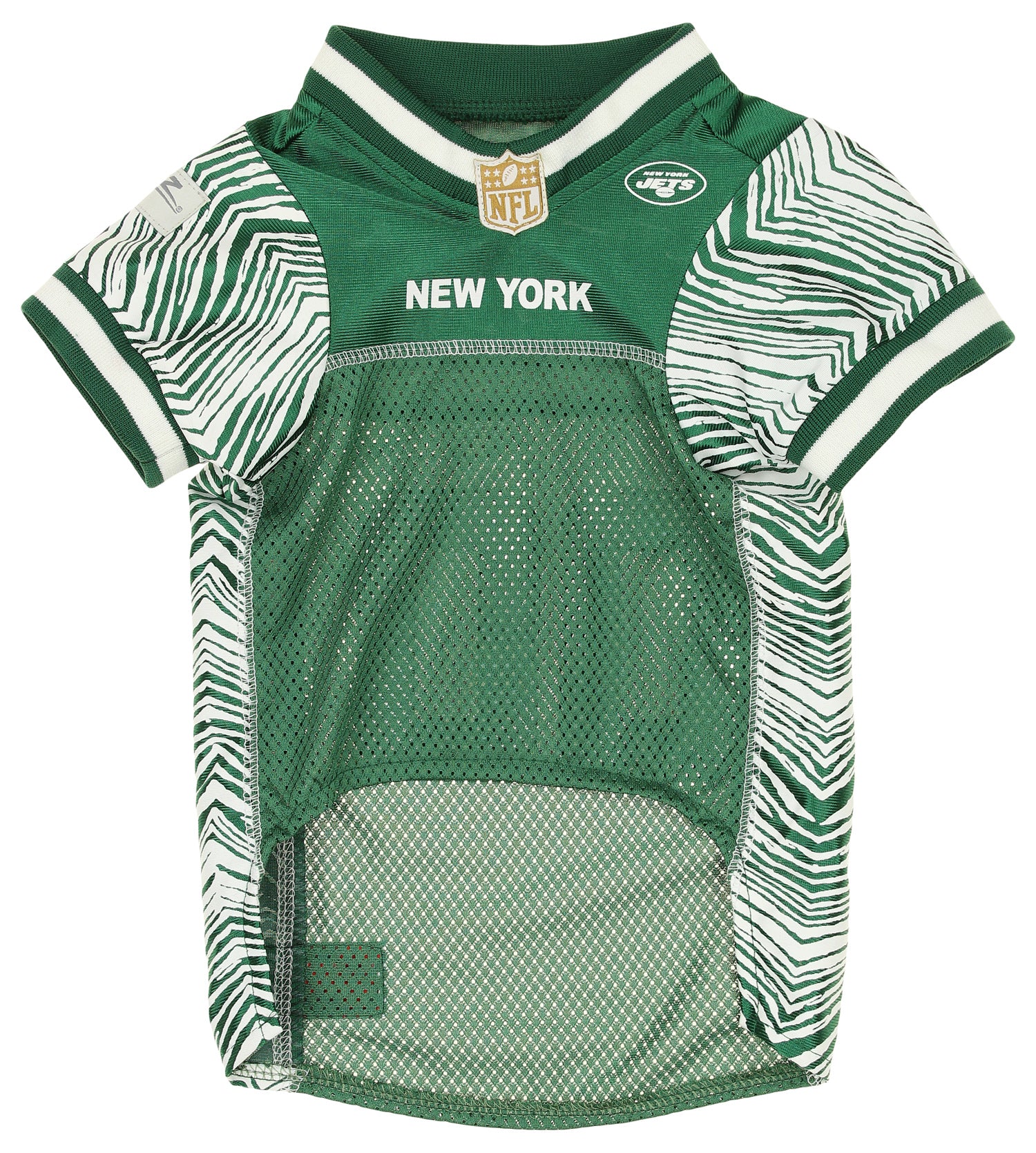 Zubaz X Pets First NFL New York Jets Jersey For Dogs Cats Large