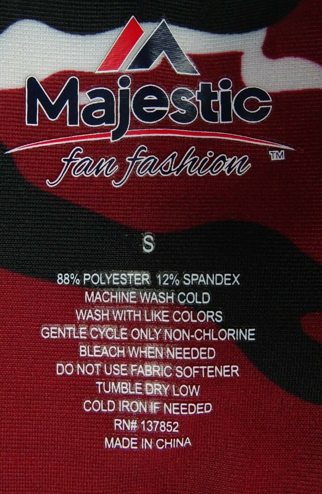 Zubaz Washington Footbal NFL Women's Camo Leggings, Maroon/Gold