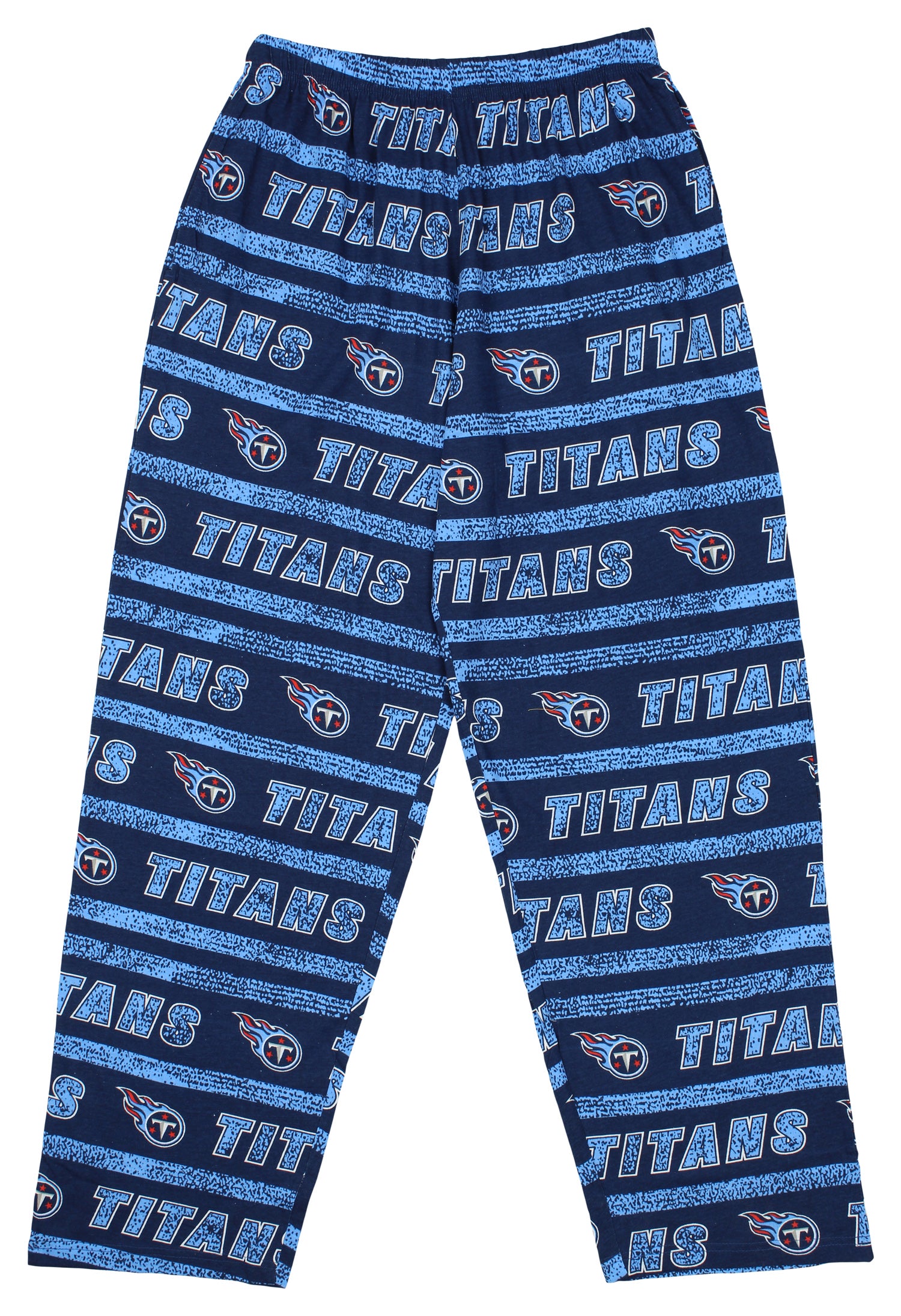 Zubaz NFL Football Men's Tennessee Titans Static Lines Comfy Pants