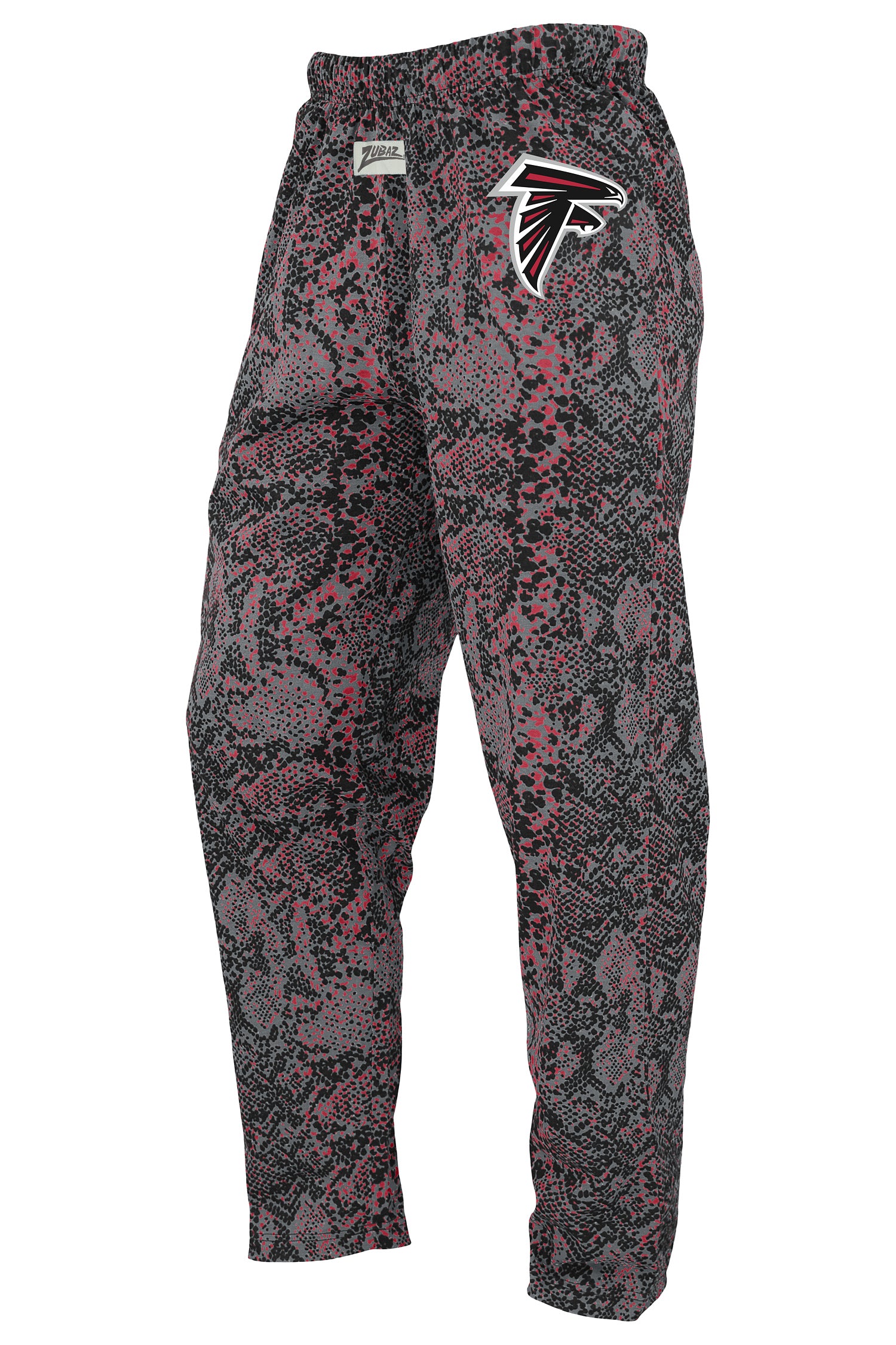 Zubaz NFL Unisex Z88 Post Pant, Atlanta Falcons