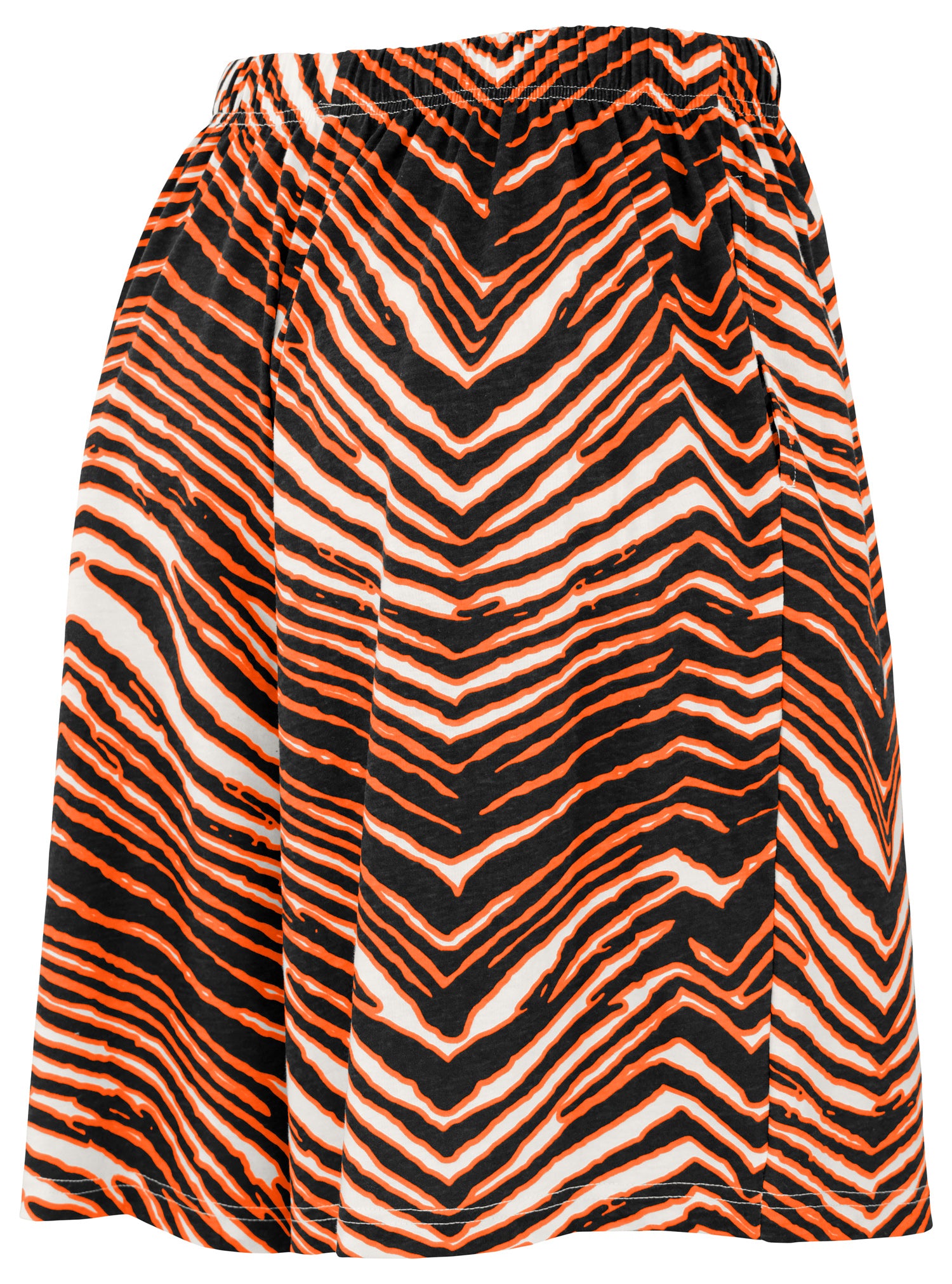 Zubaz NFL Adult Unisex Z88 Zebra Short for Men and Women, Cincinnati Bengals