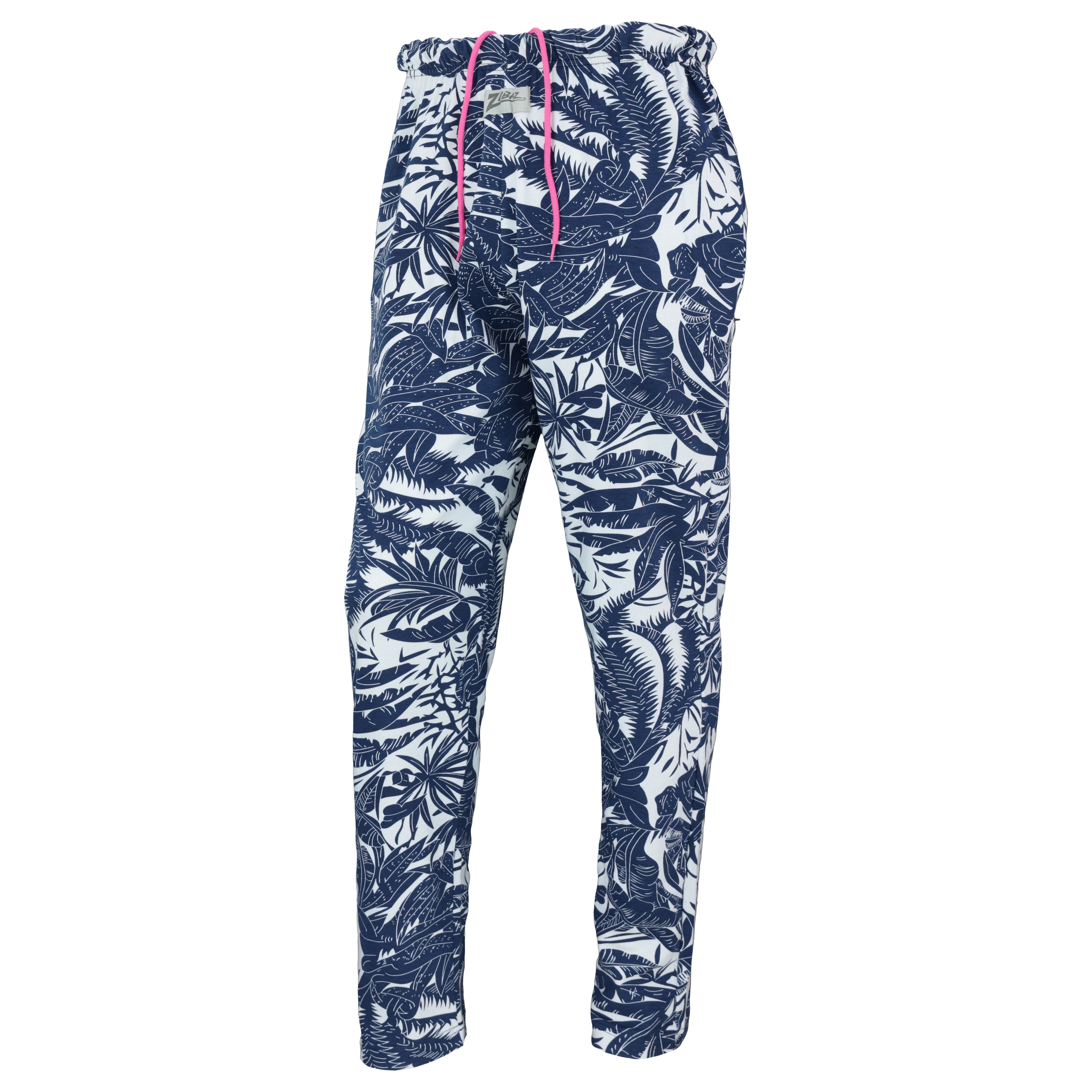 Zubaz 88 Men's The Original Pants - NAVY/WHITE TROPICS