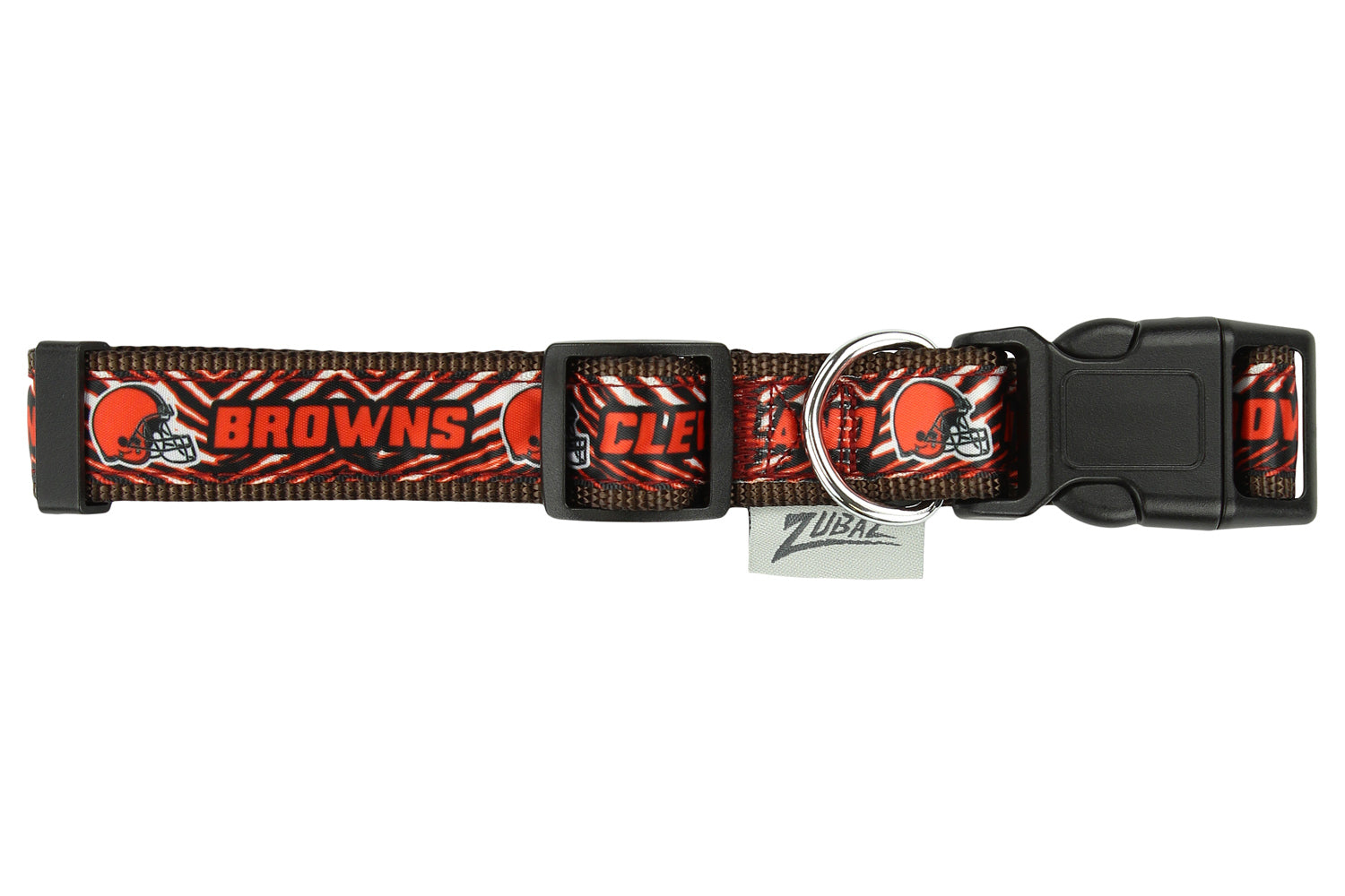 Zubaz X Pets First NFL Cleveland Browns Team Adjustable Dog Collar