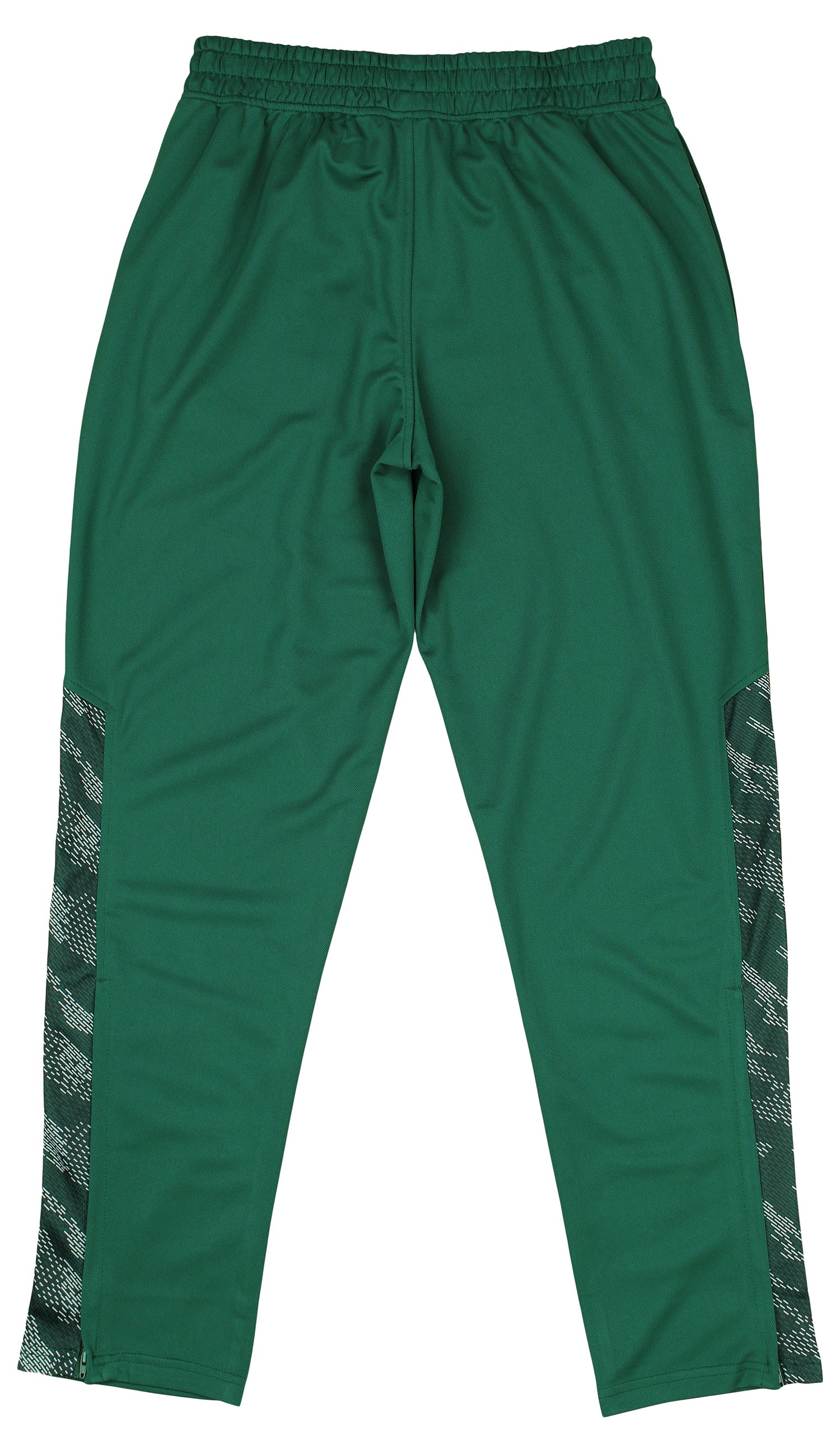 Zubaz NFL Men's NEW YORK JETS SOLID TEAM COLOR ELEVATED JACQUARD TRACK PANT W/ VIPER ACCENT Large