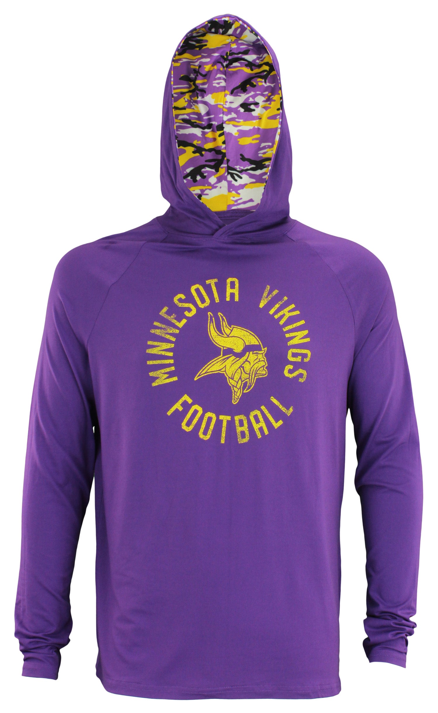 Zubaz NFL Minnesota Vikings Lightweight Mini Camo Hoody