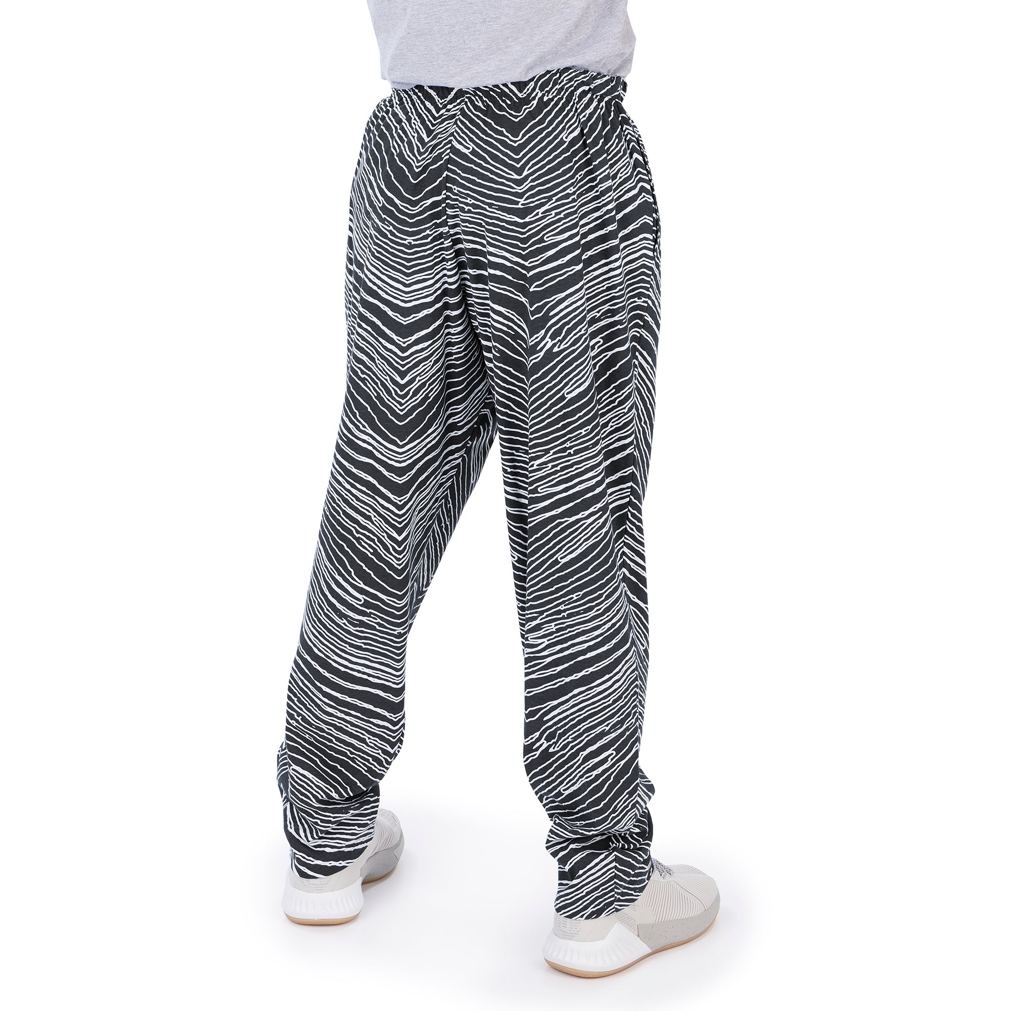 Zubaz NFL New Orleans Saints Men's Poly Fleece Jogger, Black