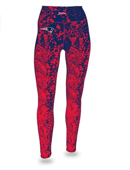 Zubaz NFL Women's Zubaz New England Patriots Logo Gradient Leggings