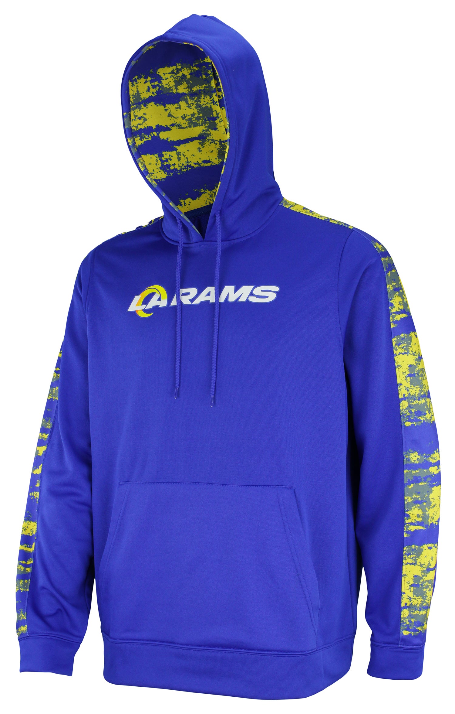 Zubaz NFL Men's Los Angeles Rams Performance Hoodie w/ Oxide Sleeves