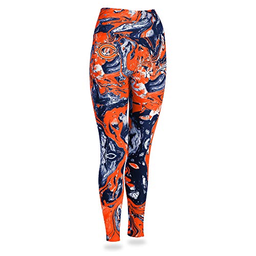 Zubaz NFL Women's Chicago Bears Team Swirl Leggings