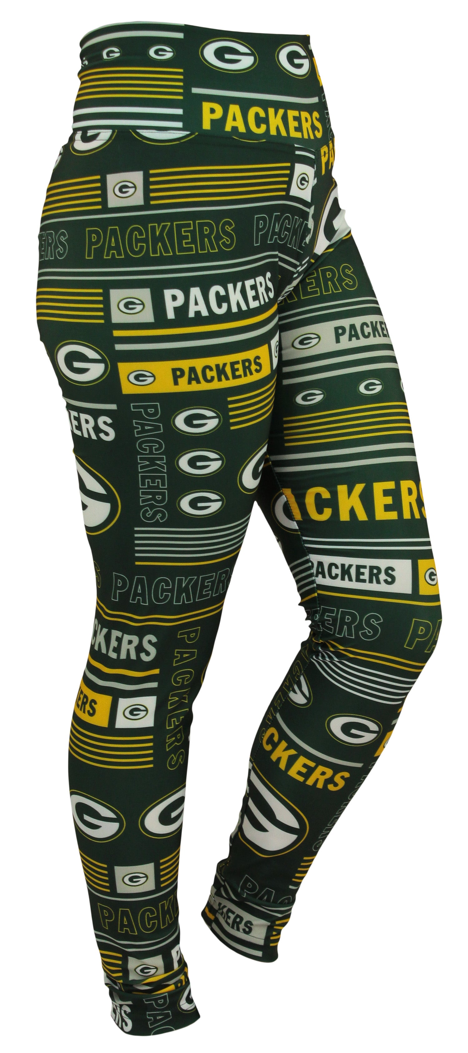 Zubaz NFL Green Bay Packers Women's Team Column Leggings